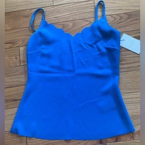 Ted Baker Sinna Scallop Neck Cami Top Size 0 (US 2)